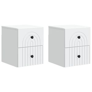 vidaXL &Tau;&omicron;ί&chi;&omicron;&upsilon; &Kappa;&rho;&epsilon;&mu;&alpha;&sigma;&tau;ό &Kappa;&omicron;&mu;&omicron;&delta;ί&nu;&omicron; 2 pcs &Lambda;&epsilon;&upsilon;&kappa;ό 33 x 34,5 x 40 &epsilon;&kappa;