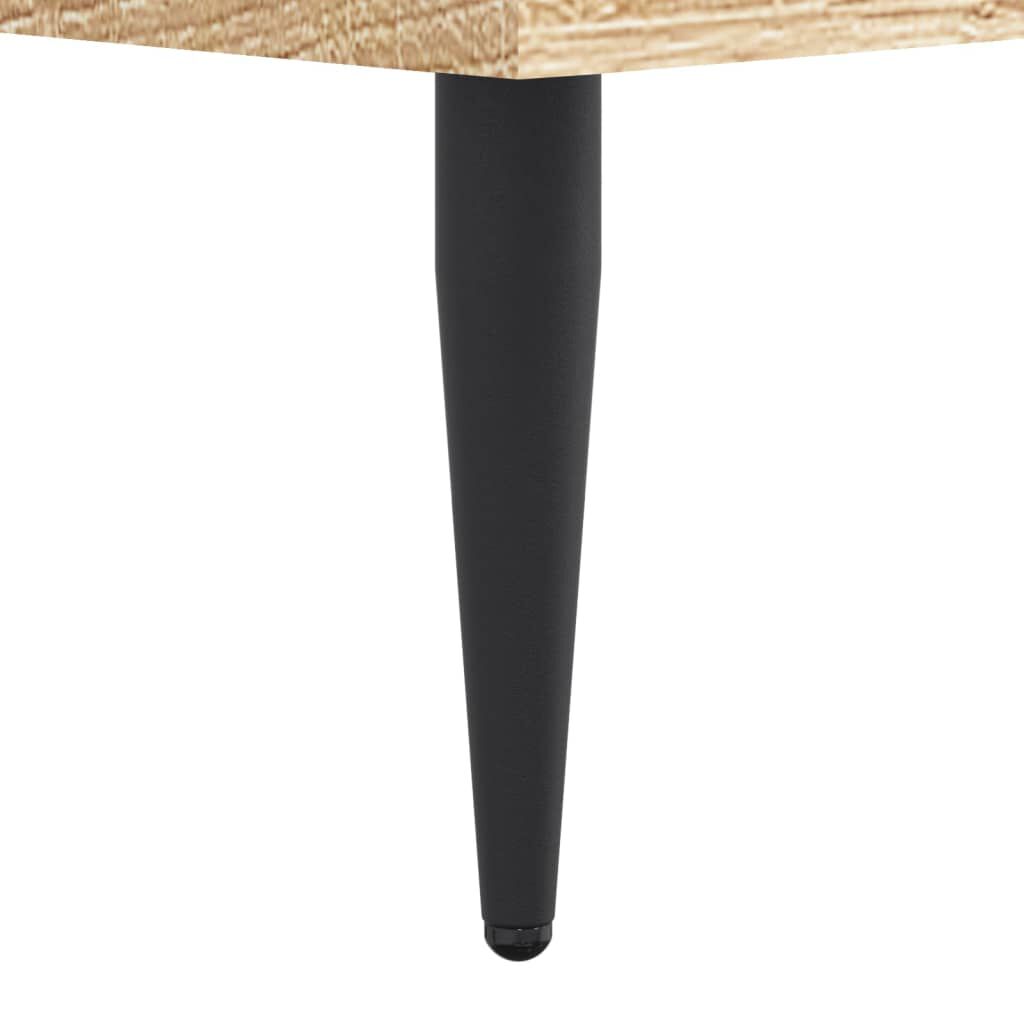 vidaXL Πλαίσιο Κρεβατιού Χωρ. Στρώμα Sonoma Δρυς 150x200εκ. Επ. Ξύλο