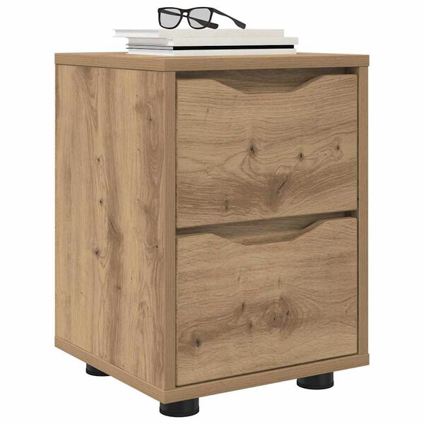 vidaXL &Kappa;&omicron;&mu;&omicron;&delta;ί&nu;&alpha; 2 pcs Artisan Oak 30,5 x 30 x 43 &epsilon;&kappa; &Epsilon;&pi;&epsilon;&xi;&epsilon;&rho;&gamma;&alpha;&sigma;&mu;έ&nu;&omicron; &xi;ύ&lambda;&omicron;