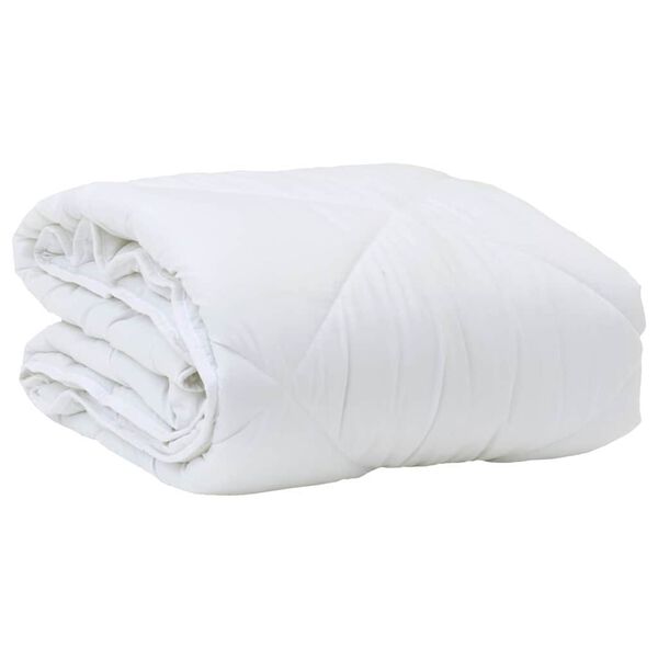 vidaXL Διπλό με Μαξιλάρι Άλλο 2 pcs Λευκό 135 x 200 cm Μικροΐνες