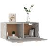 vidaXL Ντουλάπι Τοίχου Γκρι Σκυρ. 80x35x36,5 εκ. Επεξεργασμένο Ξύλο