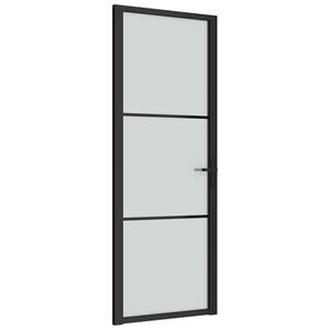 vidaXL &Epsilon;&sigma;&omega;&tau;&epsilon;&rho;&iota;&kappa;ή &Pi;ό&rho;&tau;&alpha; 76x201,5 &epsilon;&kappa;. &Mu;&alpha;ύ&rho;&omicron; &Mu;&alpha;&tau; &Gamma;&upsilon;&alpha;&lambda;ί &kappa;&alpha;&iota; &Alpha;&lambda;&omicron;&upsilon;&mu;ί&nu;&iota;&omicron;