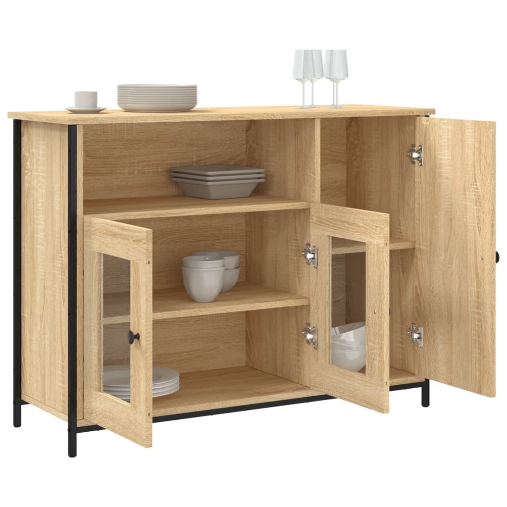 vidaXL Ντουλάπι Sonoma Δρυς 100 x 35 x 75 εκ. από Επεξεργασμένο Ξύλο