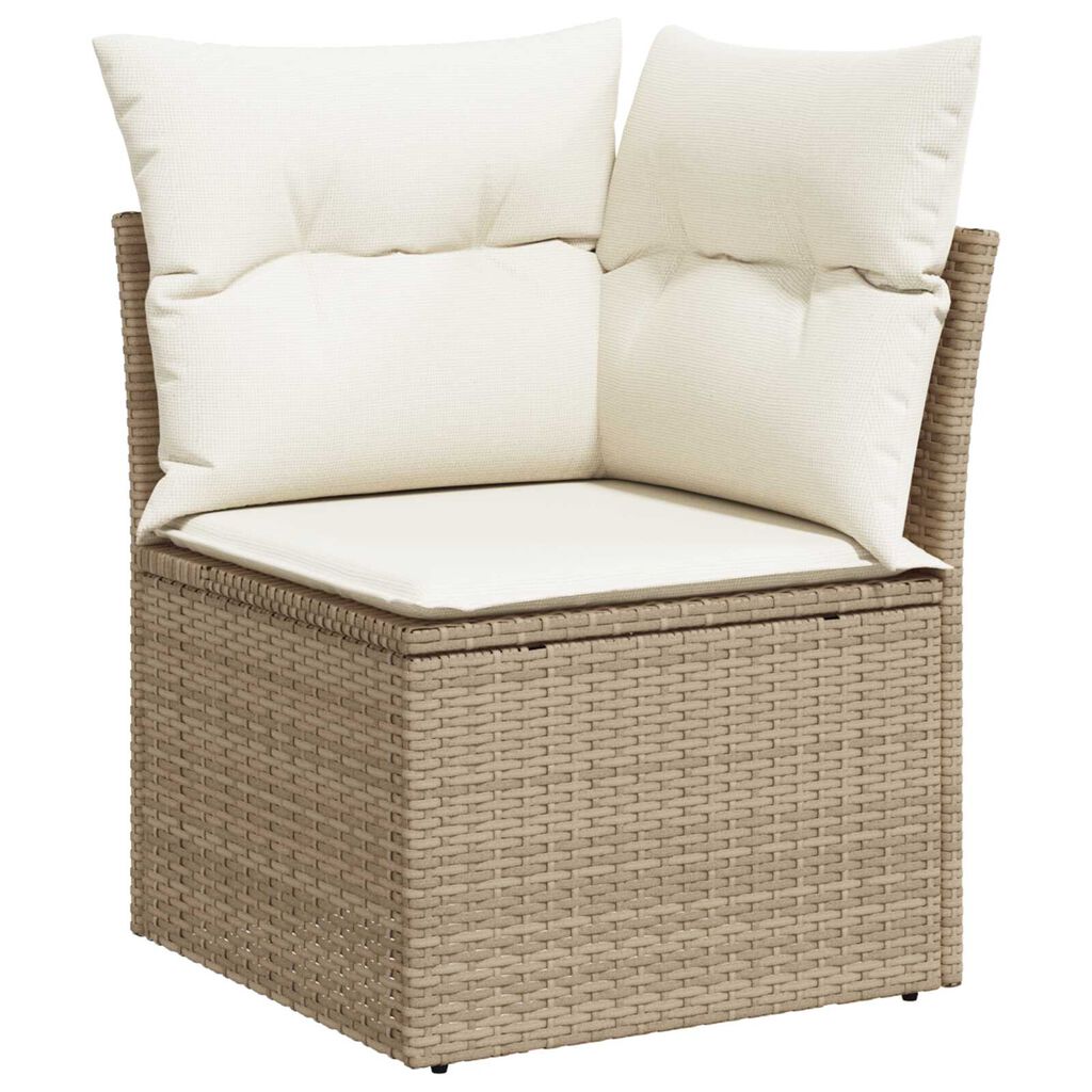 vidaXL Σετ Σαλονιού Κήπου 8 pcs Beige, λευκό Μεγάλο