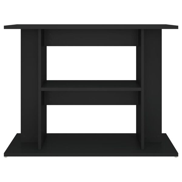 vidaXL Βάση Ενυδρείου Μαύρη 80 x 35 x 60 εκ. από Επεξεργασμένο Ξύλο