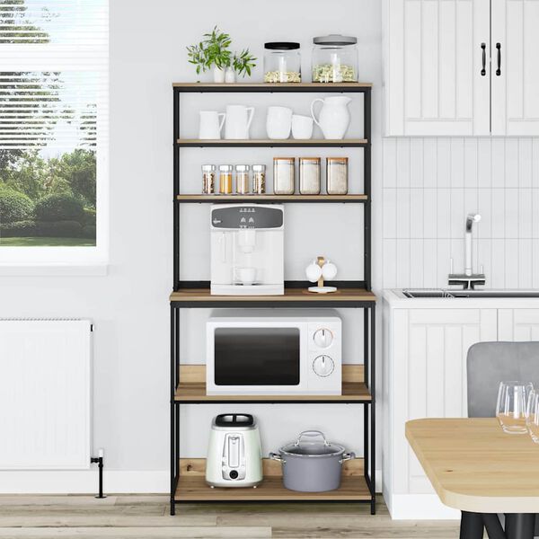 vidaXL &Rho;ά&phi;&iota; &Kappa;&omicron;&upsilon;&zeta;ί&nu;&alpha;&sigmaf; Artisan Oak 80 x 40 x 168 &epsilon;&kappa; &Epsilon;&pi;&epsilon;&xi;&epsilon;&rho;&gamma;&alpha;&sigma;&mu;έ&nu;&omicron; &xi;ύ&lambda;&omicron;