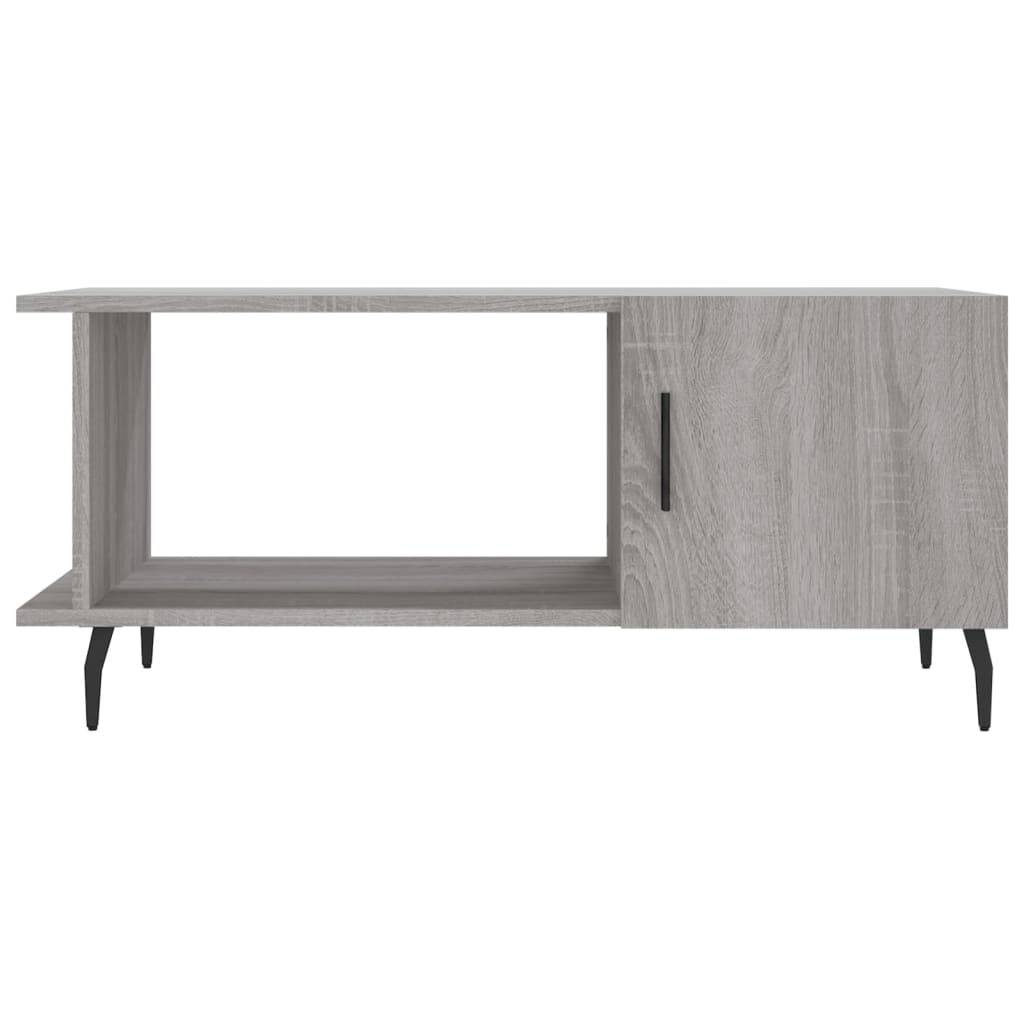 vidaXL Τραπεζάκι Σαλονιού Γκρι Sonoma 90x50x40 εκ. Επεξεργασμένο Ξύλο