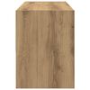 vidaXL Ράφι παπουτσιών στοιβαζόμενο Artisan Oak 89,5x30x40 cm