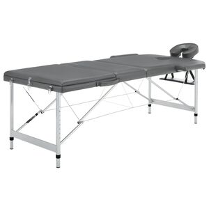 vidaXL &Kappa;&rho;&epsilon;&beta;ά&tau;&iota; &Mu;&alpha;&sigma;ά&zeta; 3 &Theta;έ&sigma;&epsilon;&omega;&nu; &Alpha;&nu;&theta;&rho;&alpha;&kappa;ί 186x68 &epsilon;&kappa;. &mu;&epsilon; &Sigma;&kappa;&epsilon;&lambda;&epsilon;&tau;ό &Alpha;&lambda;&omicron;&upsilon;&mu;&iota;&nu;ί&omicron;&upsilon;