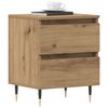 vidaXL Κομοδίνο artisan δρυς 40 x 35 x 50 εκ. Επεξεργασμένο ξύλο