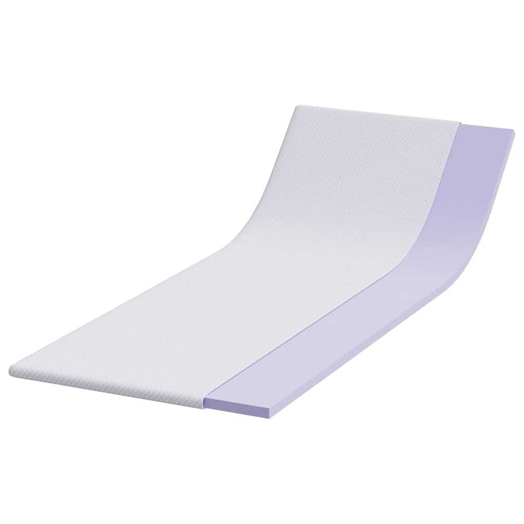 vidaXL Στρώματα Λευκό 70 x 200 cm 100% ύφασμα πολυεστέρα με τζακάρ