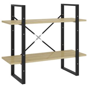 vidaXL &Beta;&iota;&beta;&lambda;&iota;&omicron;&theta;ή&kappa;&eta; &mu;&epsilon; 2 &Rho;ά&phi;&iota;&alpha; Sonoma &Delta;&rho;&upsilon;&sigmaf; 80 x 30 x 70 &epsilon;&kappa;. &Epsilon;&pi;&epsilon;&xi;. &Xi;ύ&lambda;&omicron;