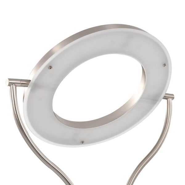 vidaXL Φωτιστικό Δαπέδου Ασημί 180 εκ. 18 W με Ρυθμιζόμενο Φωτισμό