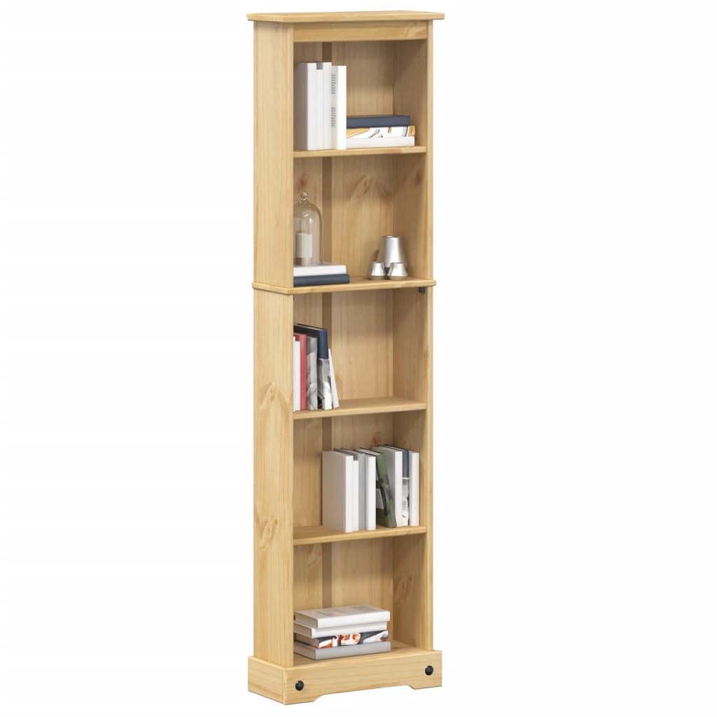 vidaXL Βιβλιοθήκη Corona 46x20x170 εκ. από Μασίφ Ξύλο Πεύκου