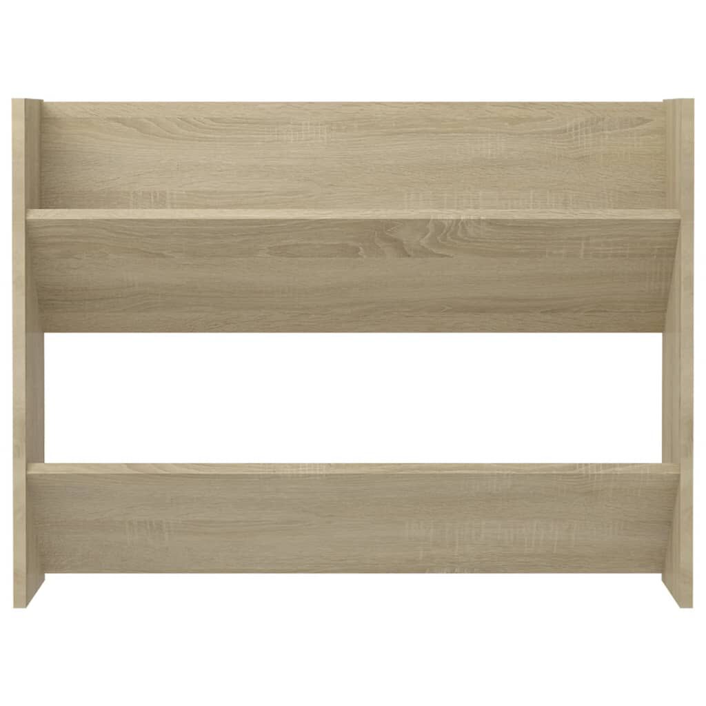 vidaXL Παπουτσοθήκες 2 τεμ. Sonoma Δρυς 80 x 18 x 60 εκ. Μοριοσανίδα