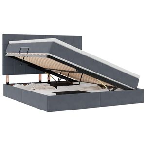 vidaXL &Kappa;&rho;&epsilon;&beta;ά&tau;&iota; &mu;&epsilon; &alpha;&pi;&omicron;&theta;&eta;&kappa;&epsilon;&upsilon;&tau;&iota;&kappa;ό &chi;ώ&rho;&omicron; &kappa;&alpha;&iota; LED &Sigma;&kappa;&omicron;ύ&rho;&omicron; &Gamma;&kappa;&rho;&iota; 180 x 200 cm