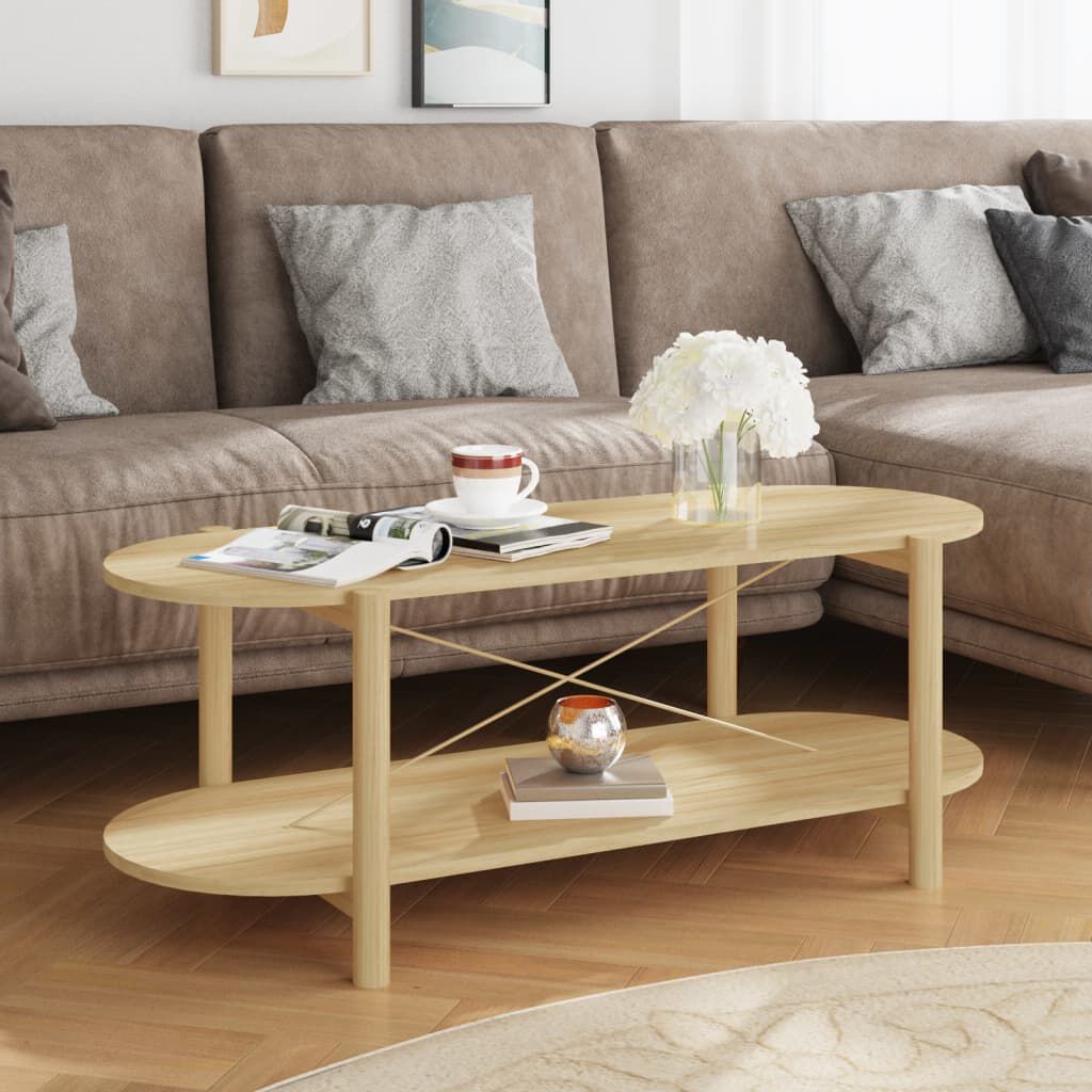 vidaXL Τραπεζάκι Σαλονιού 110 x 48 x 40 εκ. από Επεξεργασμένο Ξύλο