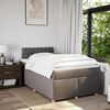 vidaXL &Kappa;&rho;&epsilon;&beta;ά&tau;&iota; Boxspring &mu;&epsilon; &Sigma;&tau;&rho;ώ&mu;&alpha; Taupe 120x190 &epsilon;&kappa;. &Upsilon;&phi;&alpha;&sigma;&mu;ά&tau;&iota;&nu;&omicron;