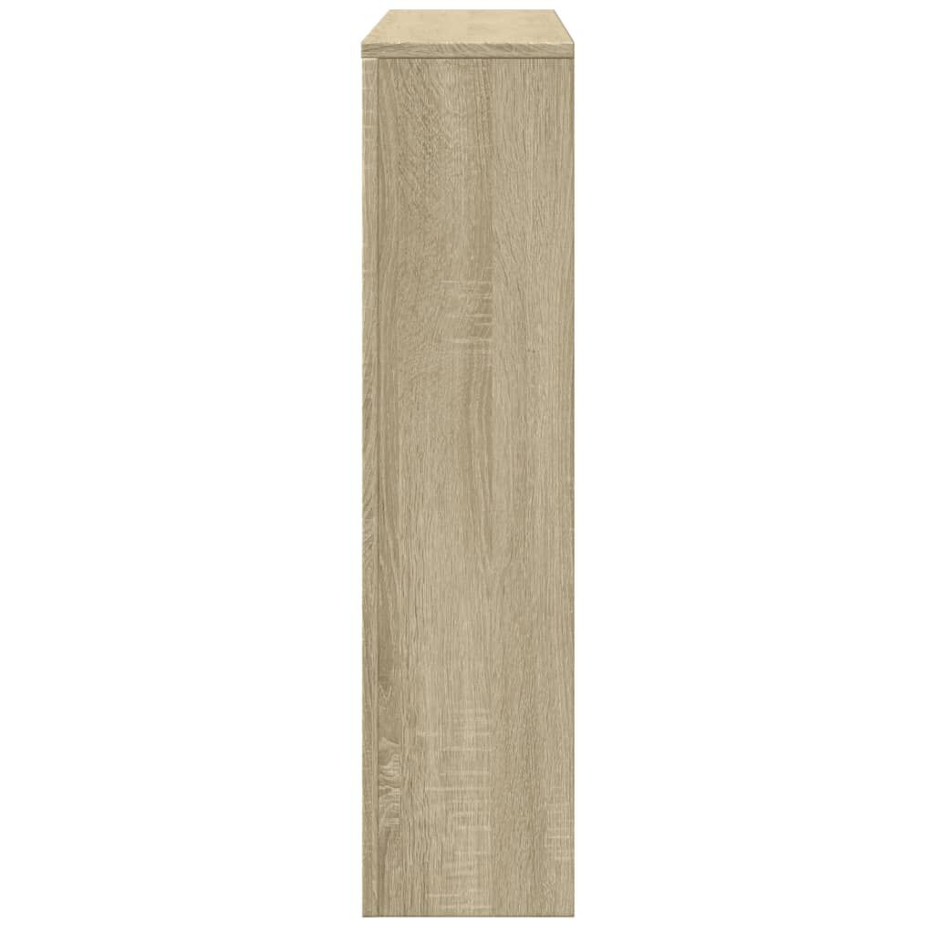 vidaXL Κάλυμμα Καλοριφέρ Sonoma Δρυς 175x20x82 εκ. Επεξεργασμένο Ξύλο