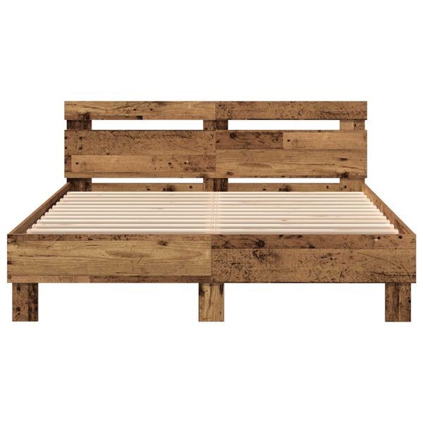 vidaXL Ξύλινο Κρεβάτι Ανακυκλωμένο Ξύλο 150 x 200 εκ. Ανθεκτικό