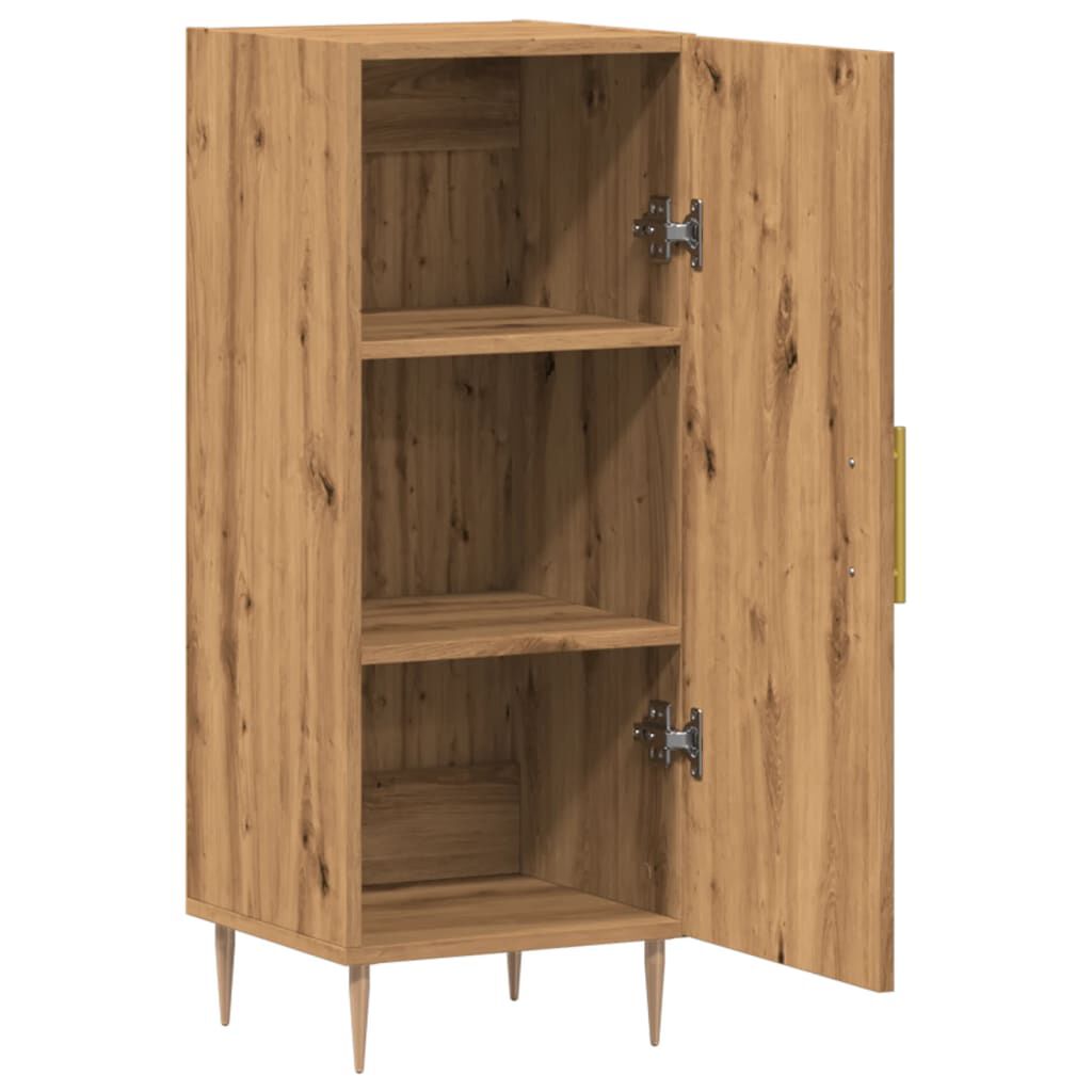 vidaXL Ντουλάπι Αρτισιανή Δρυς 34,5 x 34 x 90 εκ. Επεξεργασμένο Ξύλο