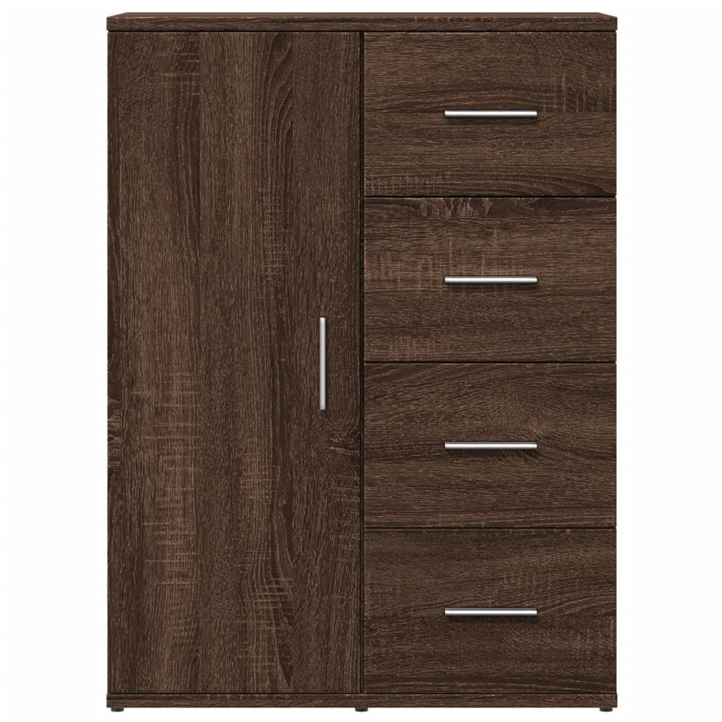 vidaXL Μπουφές Καφέ Δρυς 59x39x80 εκ. από Επεξεργασμένο Ξύλο