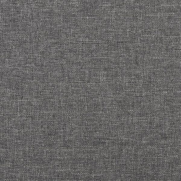 vidaXL Υποπόδιο Ανοιχτό Γκρι 45x29,5x35 εκ. Ύφασμα & Συνθετικό Δέρμα