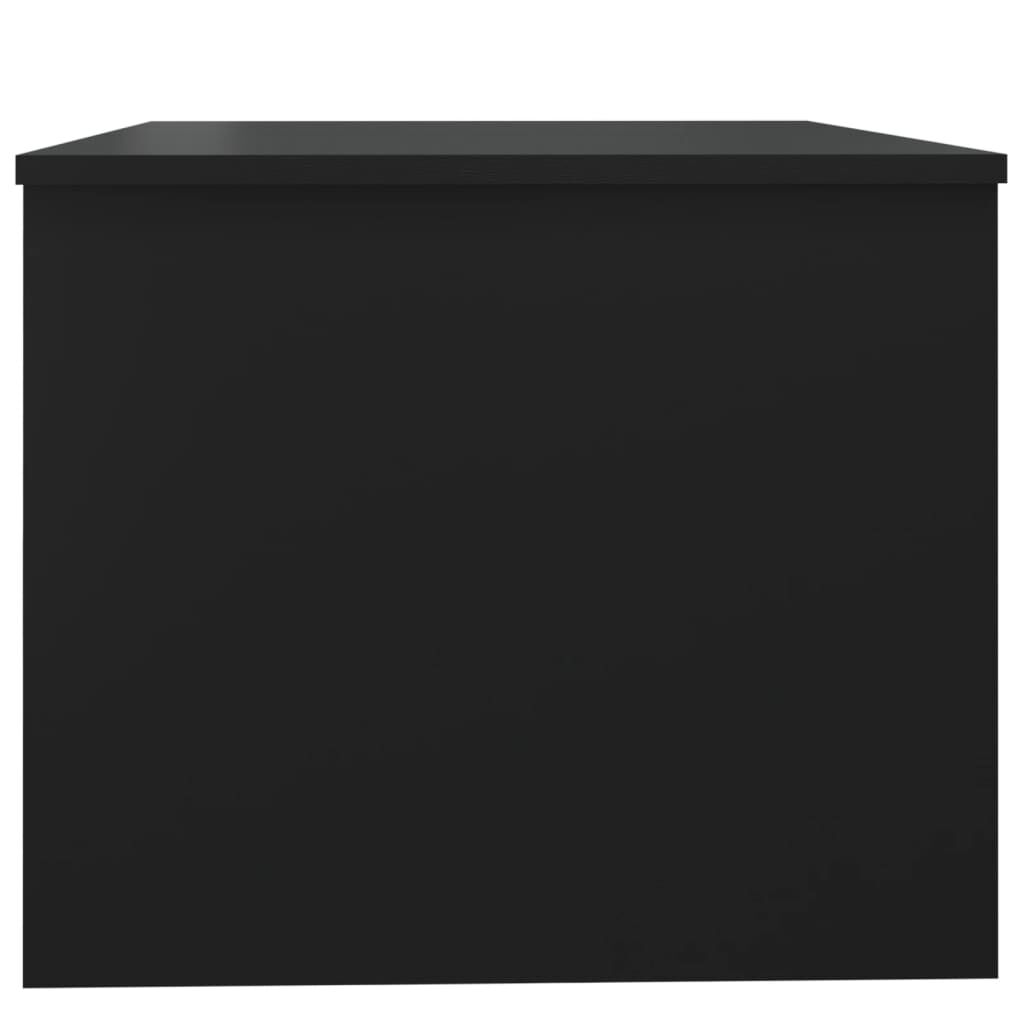 vidaXL Τραπεζάκι Σαλονιού Μαύρο 80x50x42,5εκ. Επεξεργασμένο Ξύλο