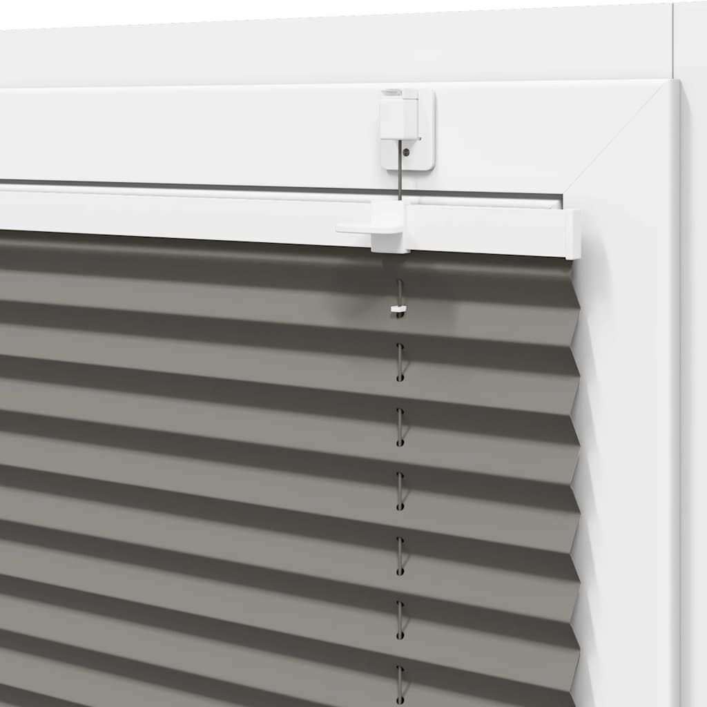 vidaXL Πλισέ περσίδα Ανθρακί 95x150 cm Πλάτος υφάσματος 94,4 cm