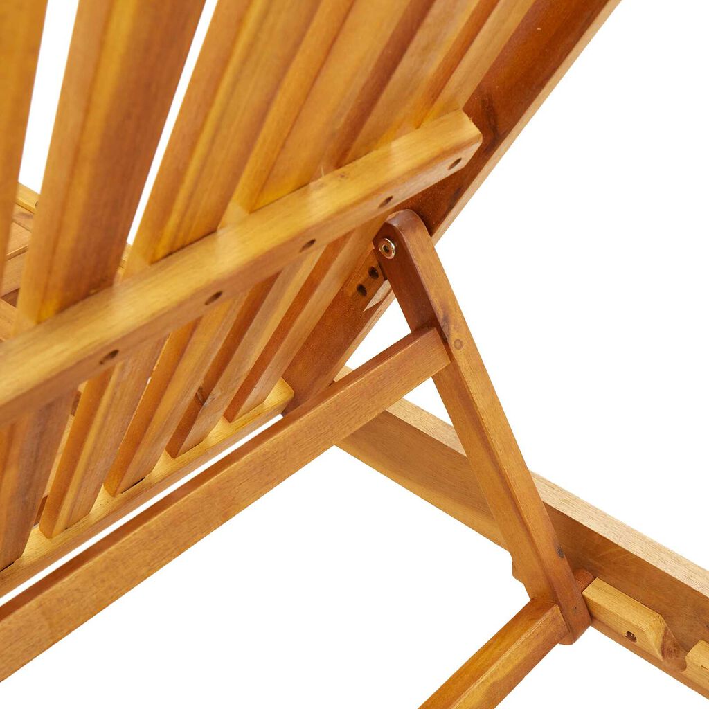 vidaXL Ξαπλώστρα 2 pcs Καφέ 63 x 199 x 85 εκ. Μασίφ ξύλο ακακίας