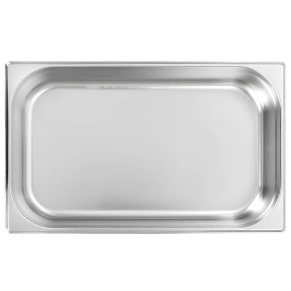 vidaXL Λεκάνες Gastronorm 4 τεμ. GN 1/1 100 χιλ. από Ανοξείδωτο Ατσάλι