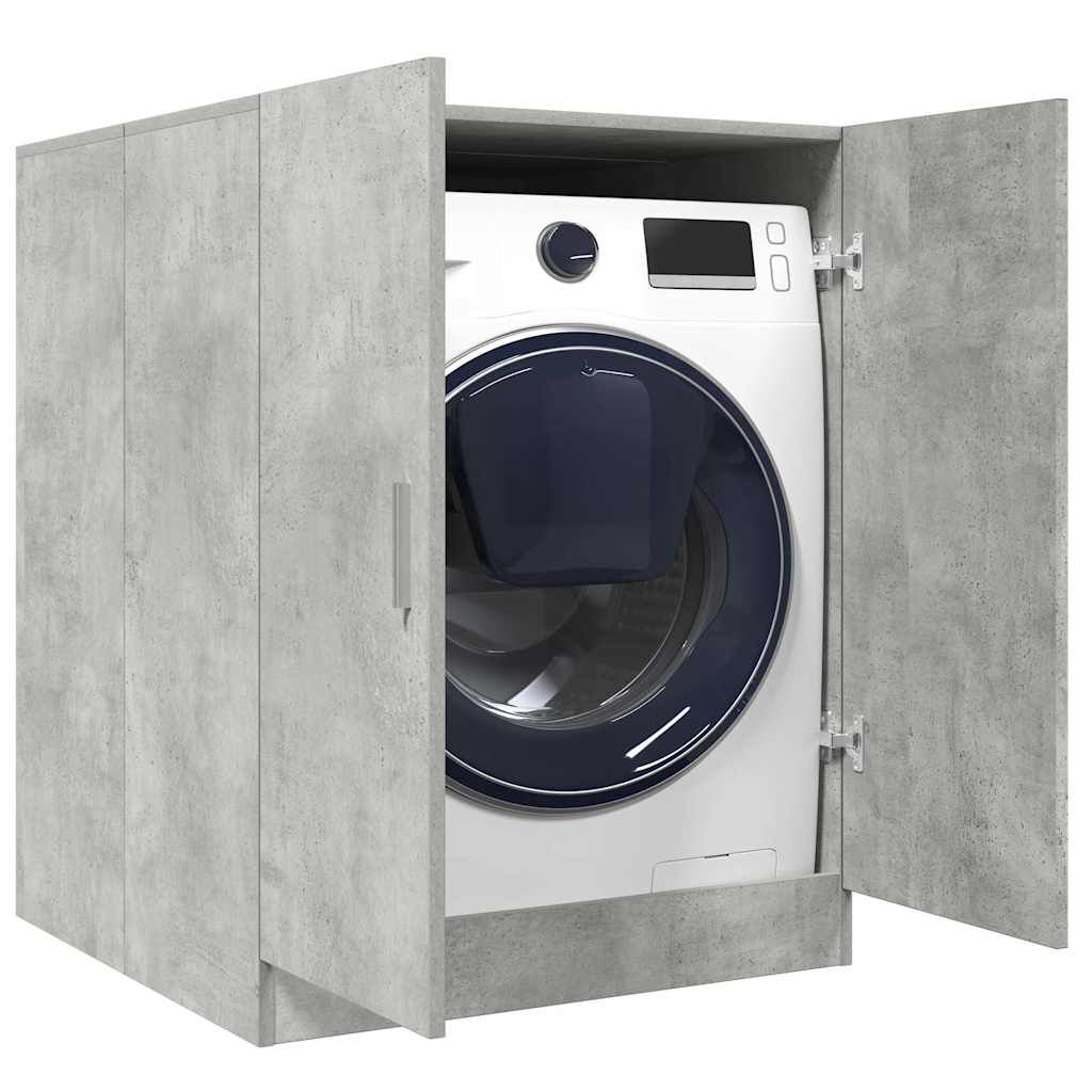 vidaXL Ντουλάπι Πλυντηρίου Γκρι Σκυροδέματος 70,5x71,5x91,5 εκ.
