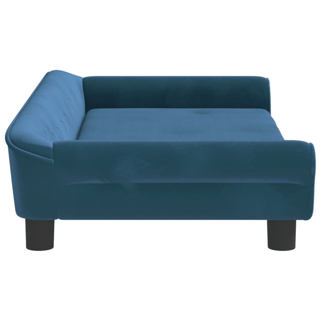 vidaXL Καναπές Παιδικός Μπλε 100 x 50 x 26 εκ. από Βελούδο
