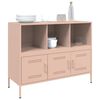 vidaXL Ντουλάπι Ροζ 100,5x39x79 εκ. από Χάλυβα