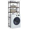 vidaXL Ραφιέρα Πλυντηρίου Καφέ Δρυς 67 x 25 x 163 εκ. Επεξεργ. Ξύλο