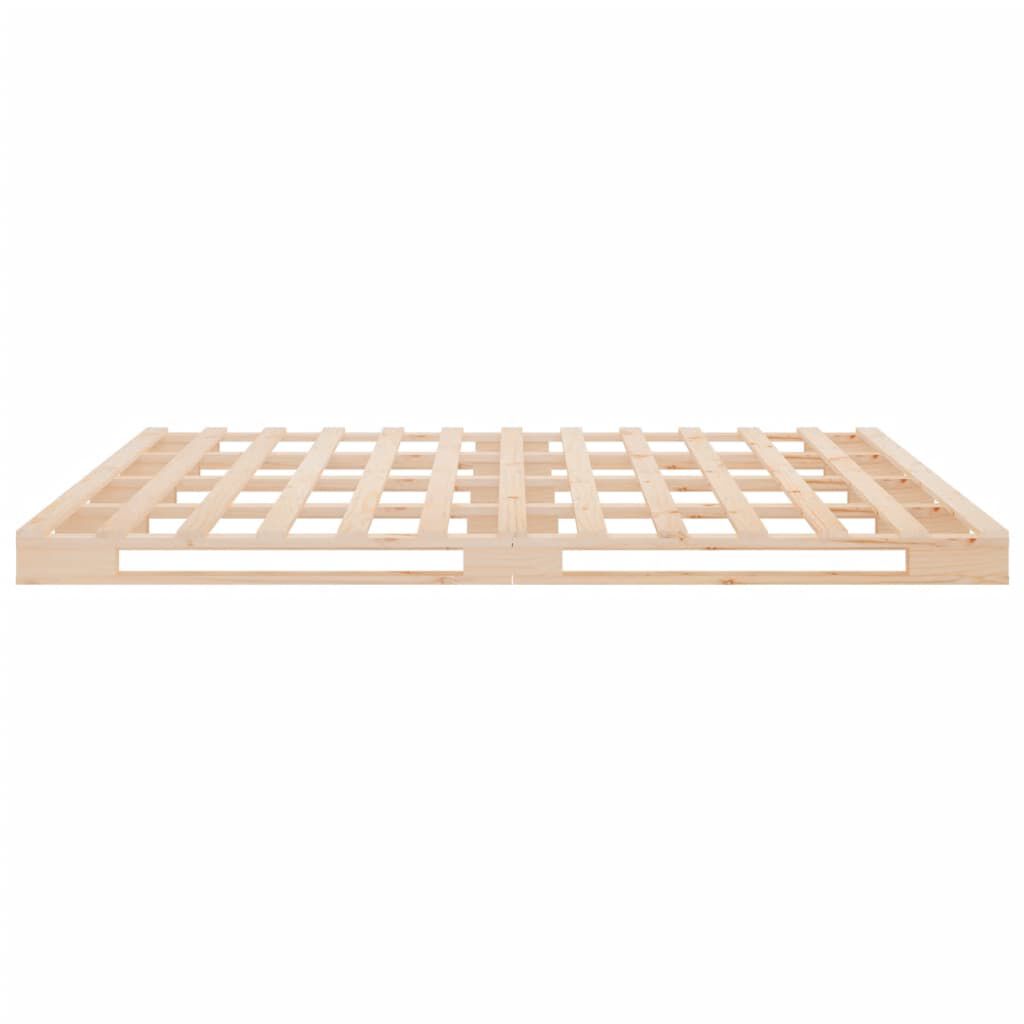 vidaXL Κρεβάτι από Παλέτες 120x190 εκ. Μασίφ Ξύλο Πεύκου Small Double