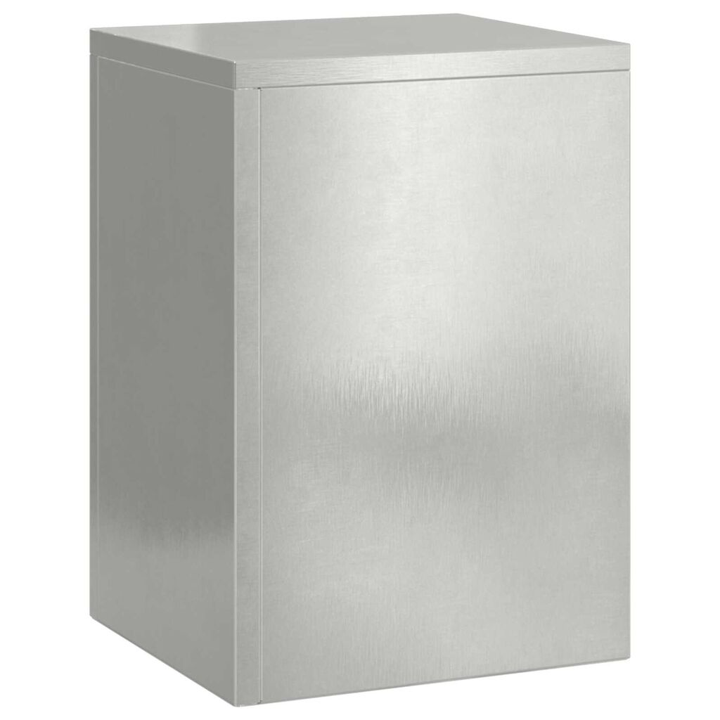 VidaXL Στήριγμα Φυτών Εξωτερικού Χώρου 2 τμχ 24x24x35 εκ Ανοξείδωτο ατσάλι