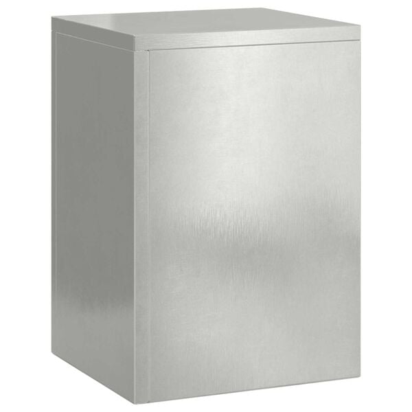 VidaXL Στήριγμα Φυτών Εξωτερικού Χώρου 2 τμχ 24x24x35 εκ Ανοξείδωτο ατσάλι