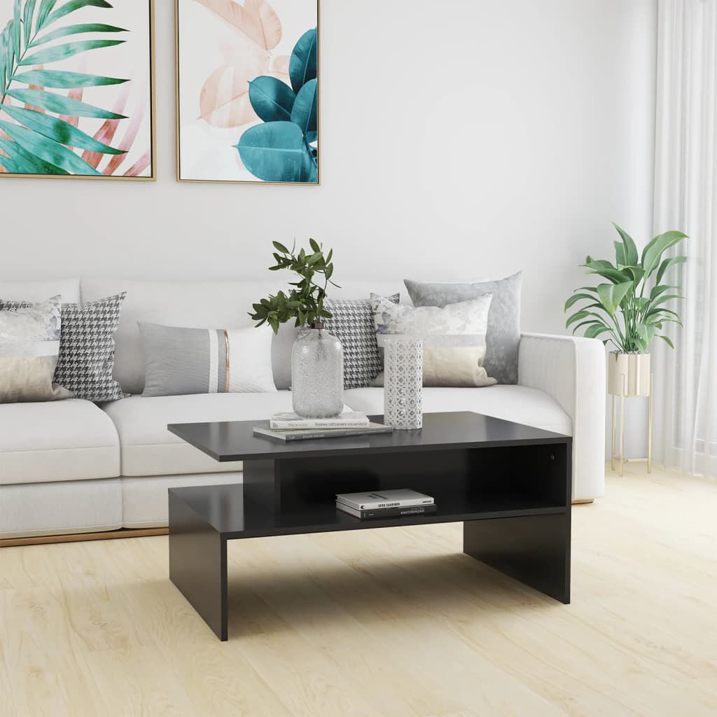 vidaXL Τραπεζάκι Σαλονιού Γκρι 90 x 60 x 42,5 εκ. από Μοριοσανίδα