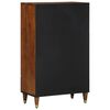 vidaXL Highboard με ράφι Καφέ 60 x 33.5 x 100 εκ. Μασίφ ξύλο μάνγκο