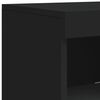 vidaXL Μπουφές με Φώτα LED Μαύρος 41 x 37 x 100 εκ.