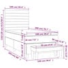 vidaXL &Kappa;&rho;&epsilon;&beta;ά&tau;&iota; Boxspring &mu;&epsilon; &Sigma;&tau;&rho;ώ&mu;&alpha; &Sigma;&kappa;&omicron;ύ&rho;&omicron; &Kappa;&alpha;&phi;έ 100x200 &epsilon;&kappa;. &Upsilon;&phi;&alpha;&sigma;&mu;ά&tau;&iota;&nu;&omicron;