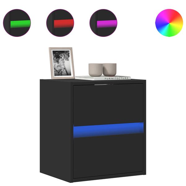 vidaXL Έ&pi;&iota;&pi;&lambda;&omicron; &Tau;&omicron;ί&chi;&omicron;&upsilon; &Tau;&eta;&lambda;&epsilon;ό&rho;&alpha;&sigma;&eta;&sigmaf; &mu;&epsilon; LED &Mu;&alpha;ύ&rho;&omicron; 41x31x45 &epsilon;&kappa;.