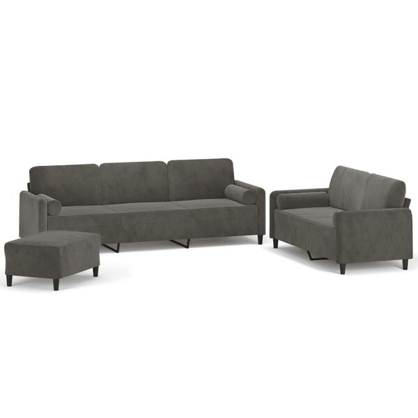 vidaXL &Sigma;&epsilon;&tau; &Sigma;&alpha;&lambda;&omicron;&nu;&iota;&omicron;ύ 3 &tau;&epsilon;&mu;. &Sigma;&kappa;. &Gamma;&kappa;&rho;&iota; &Beta;&epsilon;&lambda;&omicron;ύ&delta;&omicron; + &Delta;&iota;&alpha;&kappa;&omicron;&sigma;&mu;&eta;&tau;&iota;&kappa;ά &Mu;&alpha;&xi;&iota;&lambda;ά&rho;&iota;&alpha;