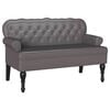 vidaXL &Kappa;&alpha;&nu;&alpha;&pi;έ&sigmaf; Chesterfield &Gamma;&kappa;&rho;&iota; 119,5 x 64,5 x 75 &epsilon;&kappa;. &Tau;&epsilon;&chi;&nu;&eta;&tau;ό &Delta;έ&rho;&mu;&alpha;