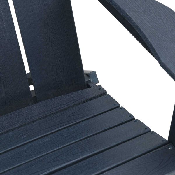 vidaXL Πτυσσόμενες Καρέκλες Adirondack 2 τμχ Ναυτικό μπλε 74.5x80.5x90 cm HDPE