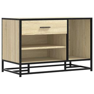 Πάγκος παπουτσιών vidaXL Sonoma Oak 80x40x53,5 cm