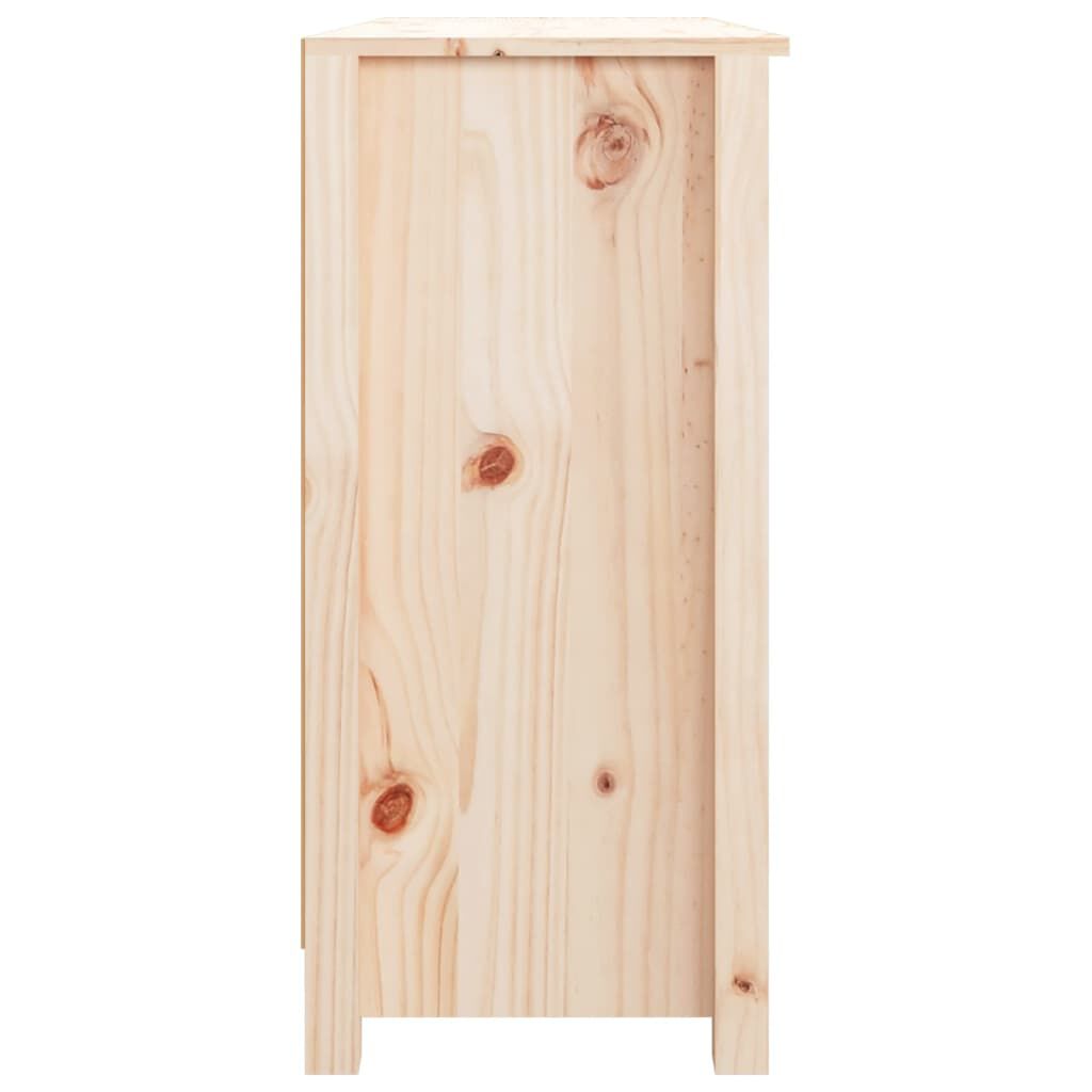 vidaXL Ντουλάπι 100 x 35 x 74 εκ. από Μασίφ Ξύλο Πεύκου