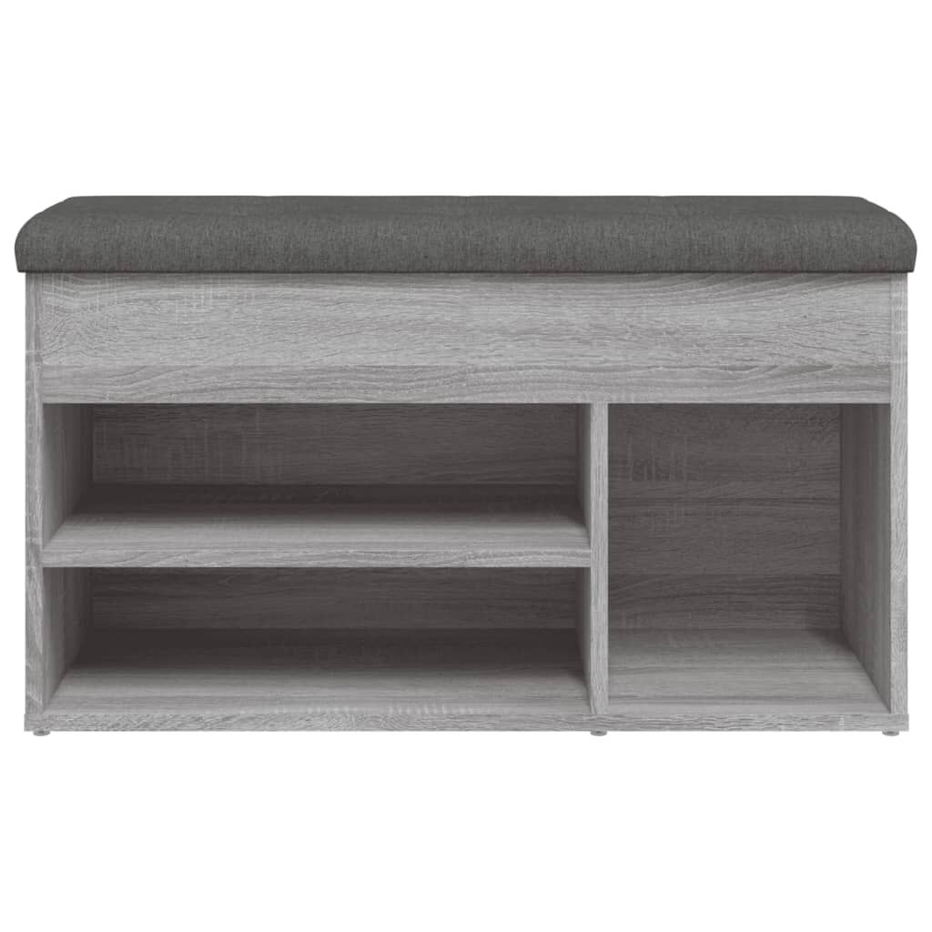 vidaXL Παπουτσοθήκη Γκρι Sonoma 82x32x45,5 εκ. από Επεξεργασμένο Ξύλο