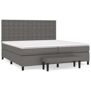 vidaXL &Kappa;&rho;&epsilon;&beta;ά&tau;&iota; Boxspring &mu;&epsilon; &Sigma;&tau;&rho;ώ&mu;&alpha; &Gamma;&kappa;&rho;&iota; 200x200 &epsilon;&kappa;. &Sigma;&upsilon;&nu;&theta;&epsilon;&tau;&iota;&kappa;ό &Delta;έ&rho;&mu;&alpha;